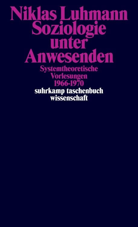 Produktbild: Soziologie unter Anwesenden