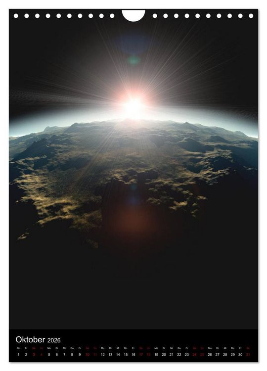 Produktbild: Weit entfernte Welten (Wandkalender 2026 DIN A4 hoch), CALVENDO Monatskalender