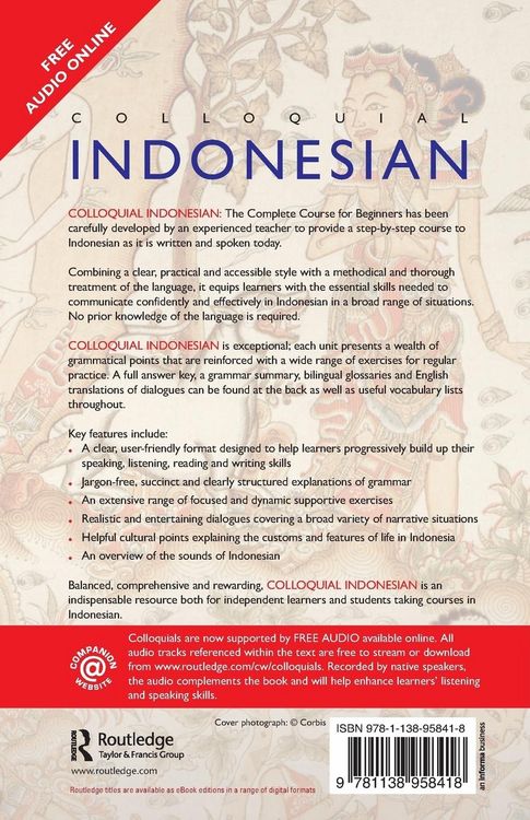 Produktbild: Colloquial Indonesian