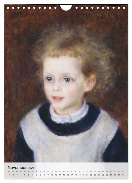 Produktbild: Die kleinen Musen des Monsieur Renoir (Wandkalender 2027 DIN A4 hoch), CALVENDO Monatskalender