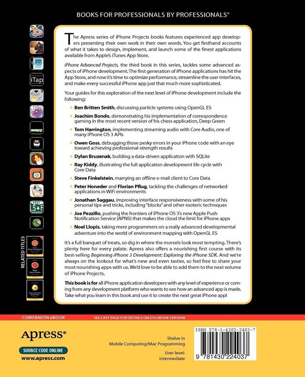 Produktbild: IPhone Advanced Projects