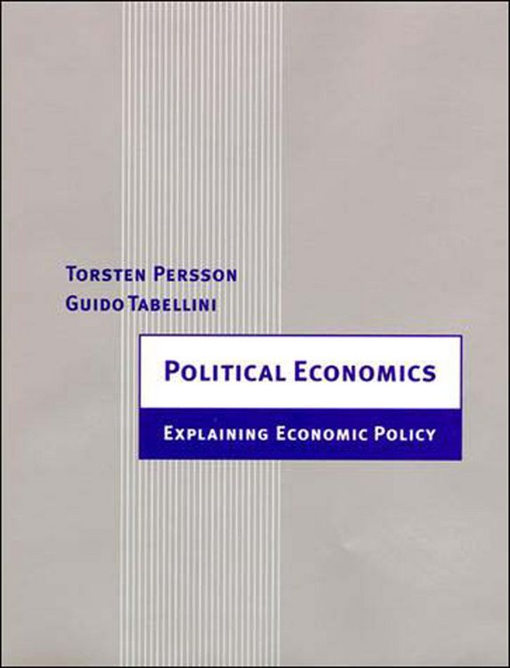 Produktbild: Tabellini, G: Political Economics