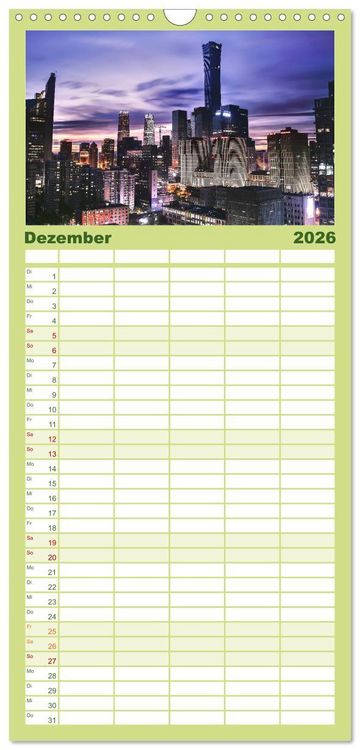 Produktbild: Familienplaner 2026 - Peking - Die faszinierende Hauptstadt Chinas. mit 5 Spalten (Wandkalender, 21 x 45 cm) CALVENDO