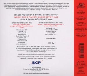 Produktbild: Doerduencue, U: Works For 2 Pianists...