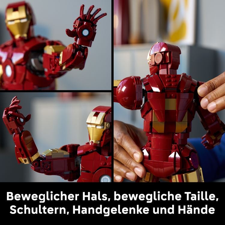 Produktbild: LEGO 76344 Marvel Iron Man Mark 3 Sammleredition, Spielset mit Figuren