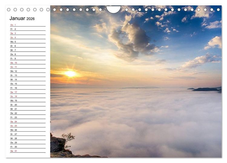 Produktbild: S&auml;chsische Schweiz &ndash; Impressionen (Wandkalender 2026 DIN A4 quer), CALVENDO Monatskalender
