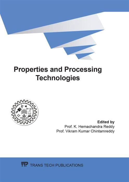 Produktbild: Properties and Processing Technologies