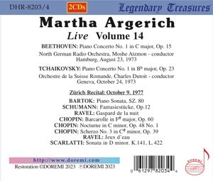 Produktbild: Martha Argerich: Live,Vol.14