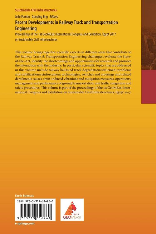 Produktbild: Recent Developments in Railway Track and Transportation Engineering