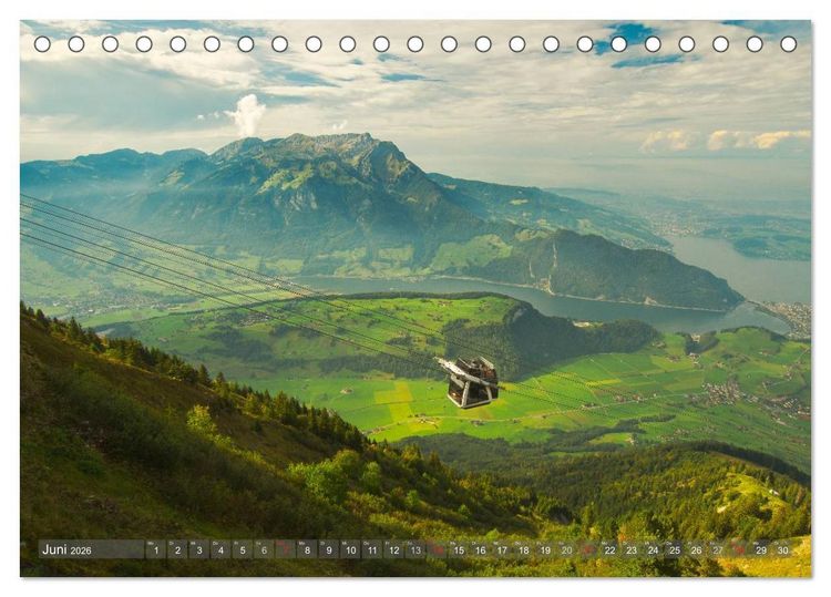 Produktbild: Der Zauber der Schweizer Berge (Tischkalender 2026 DIN A5 quer), CALVENDO Monatskalender