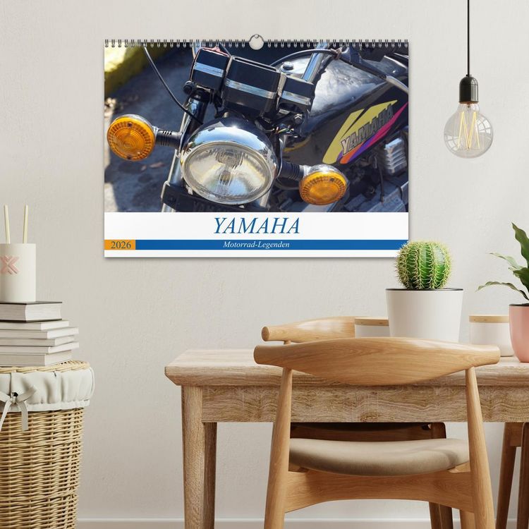 Produktbild: YAMAHA - Motorrad-Legenden (Wandkalender 2026 DIN A3 quer), CALVENDO Monatskalender