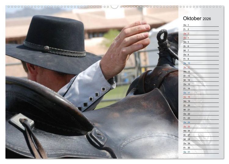 Produktbild: Faszination Rodeo (hochwertiger Premium Wandkalender 2026 DIN A2 quer), Kunstdruck in Hochglanz