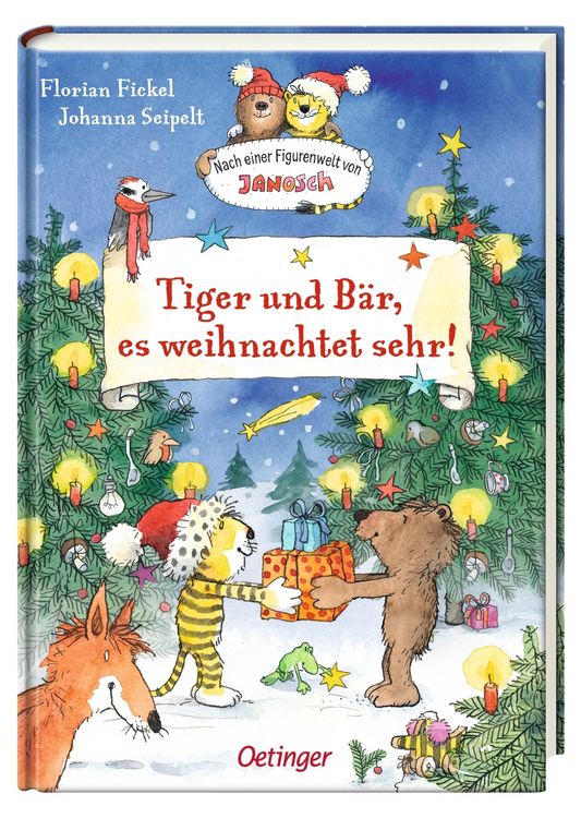 Produktbild: Nach einer Figurenwelt von Janosch. Tiger und B&auml;r, es weihnachtet sehr!
