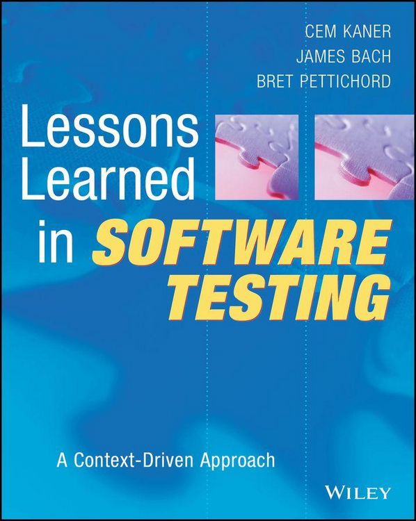 Produktbild: Lessons Learned in Software Testing