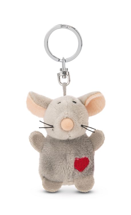 Produktbild: Schl&uuml;sselanh&auml;nger Maus mit Herz 5cm an Header
