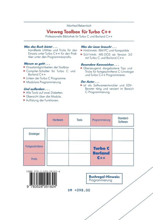 Produktbild: Vieweg C++ Toolbox