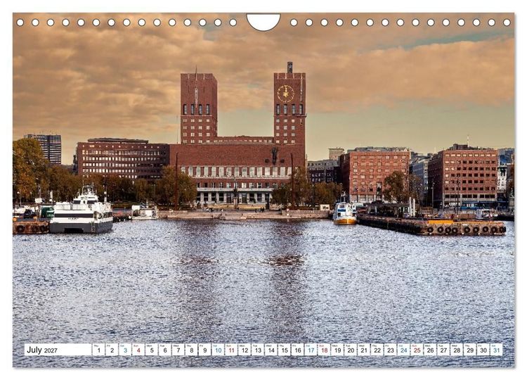 Produktbild: Oslo and the Oslofjord (Wall Calendar 2027 DIN A4 landscape), CALVENDO 12 Month Wall Calendar