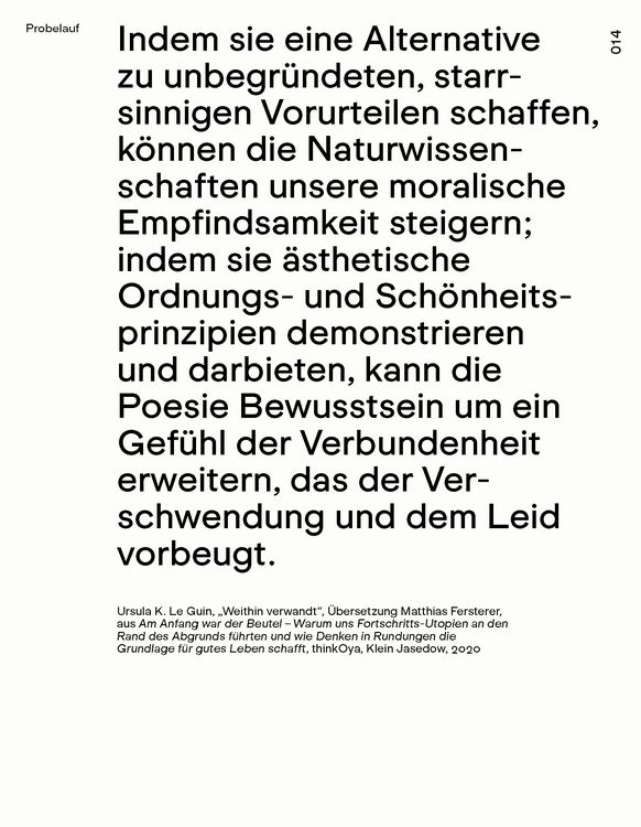 Produktbild: Probelauf
