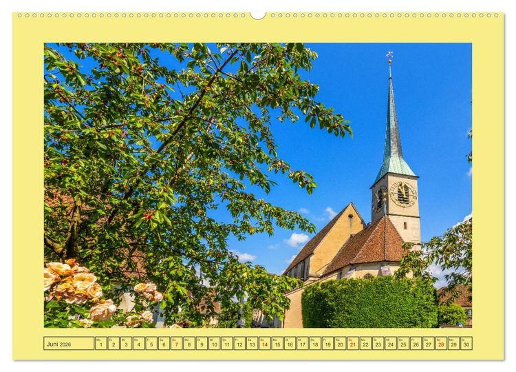 Produktbild: Traumhafte Schweizer Orte (Wandkalender 2026 DIN A2 quer), CALVENDO Monatskalender