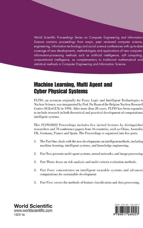 Produktbild: Machine Learning, Multi Agent and Cyber Physical Systems