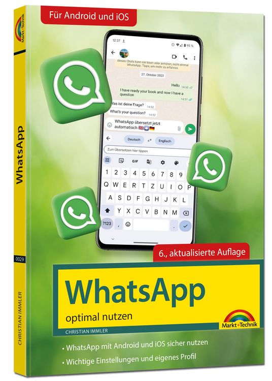Produktbild: WhatsApp - optimal nutzen - 6. Auflage - neueste Version mit allen Funktionen erkl&auml;rt