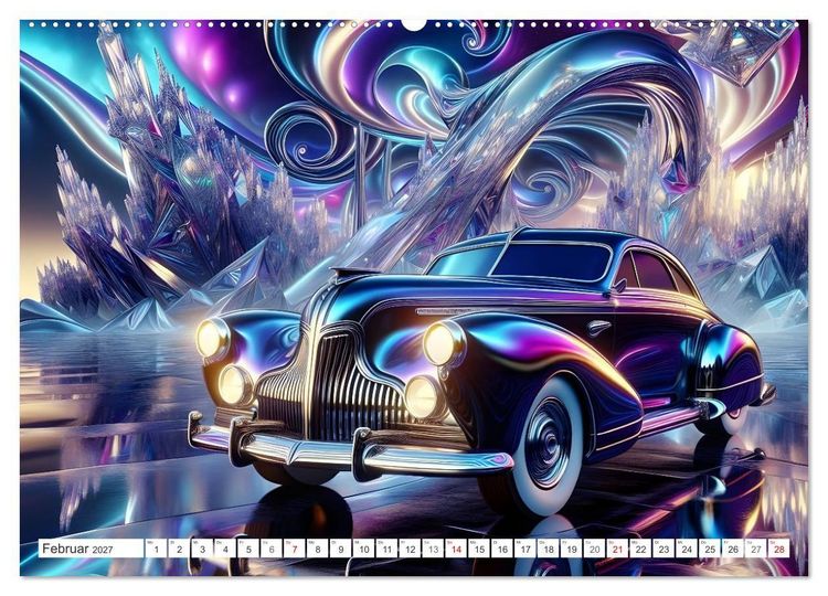 Produktbild: Magische Blechtr&auml;ume (Wandkalender 2027 DIN A2 quer), CALVENDO Monatskalender