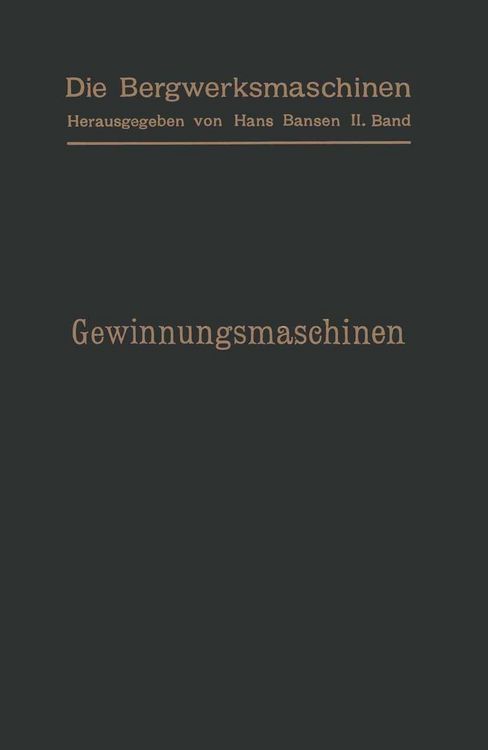 Produktbild: Gewinnungsmaschinen