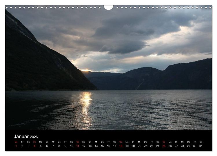 Produktbild: Norwegen - Der S&uuml;den (Wandkalender 2026 DIN A3 quer), CALVENDO Monatskalender