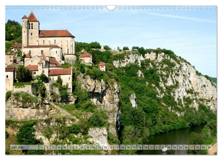 Produktbild: Saint-Cirq-Lapopie Village (Calendrier mural 2026 DIN A3 vertical), CALVENDO calendrier mensuel