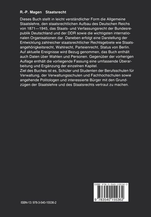 Produktbild: Staatsrecht