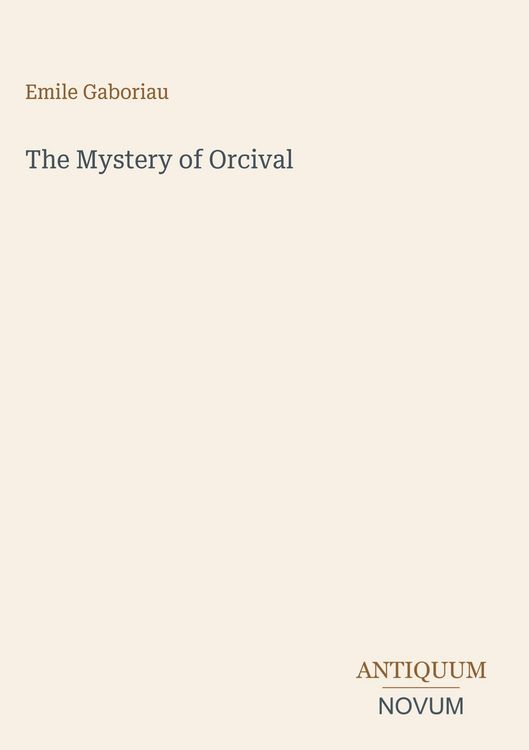 Produktbild: The Mystery of Orcival