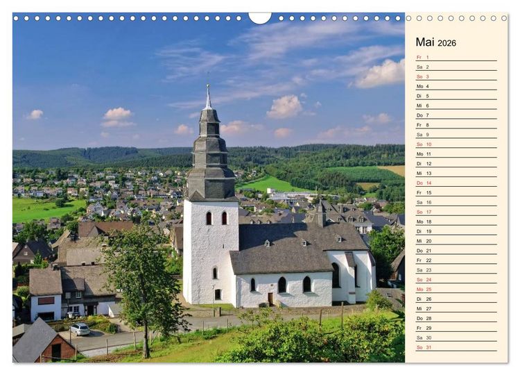 Produktbild: Unterwegs in Deutschland (Wandkalender 2026 DIN A3 quer), CALVENDO Monatskalender