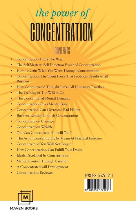 Produktbild: THE POWER of concentration