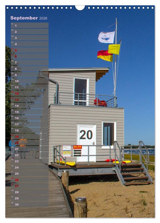 Produktbild: Ostsee Tour Deutschland - maritime Highlights (Wandkalender 2026 DIN A3 hoch), CALVENDO Monatskalender