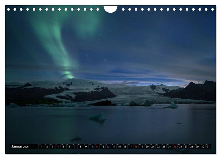Produktbild: Faszination Licht am Polarkreis (Wandkalender 2026 DIN A4 quer), CALVENDO Monatskalender