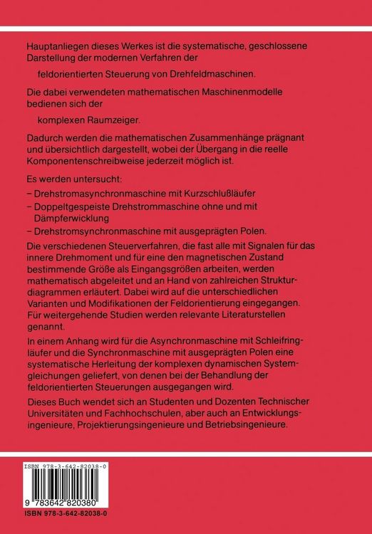 Produktbild: Steuerverfahren f&uuml;r Drehstrommaschinen