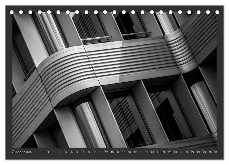 Produktbild: Architektur - Fassaden im Detail 2026 (Tischkalender 2026 DIN A5 quer), CALVENDO Monatskalender