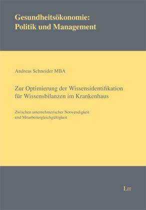 Produktbild: Zur Optimierung der Wissensidentifikation für Wissensbilanzen im Krankenhaus