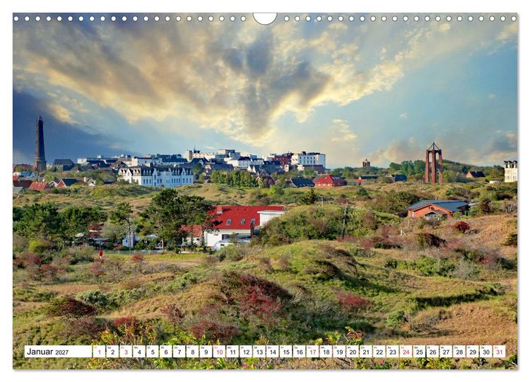 Produktbild: Verliebt in Borkum (Wandkalender 2027 DIN A3 quer), CALVENDO Monatskalender