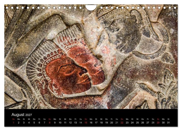 Produktbild: Tempel rund um Angkor Wat (Wandkalender 2027 DIN A4 quer), CALVENDO Monatskalender