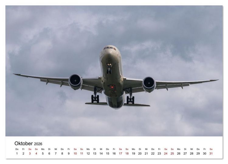 Produktbild: Boeing 787 Kalender (Wandkalender 2026 DIN A4 quer), CALVENDO Monatskalender