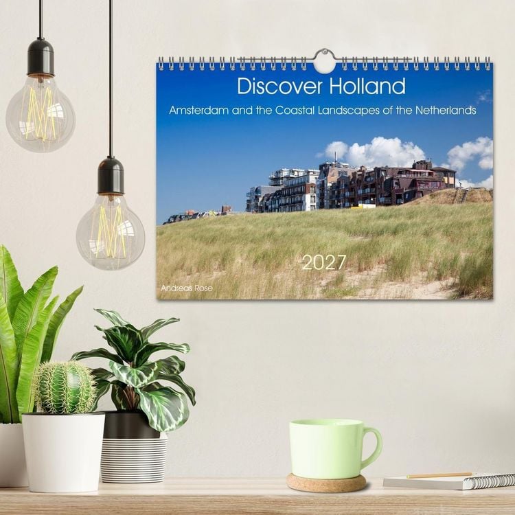 Produktbild: Discover Holland Amsterdam and the Coastal Landscapes of the Netherlands (Wall Calendar 2027 DIN A4 landscape), CALVENDO 12 Month Wall Calendar