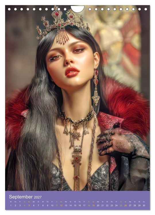 Produktbild: Sinnliche Vampirfrauen - Gef&auml;hrlich verf&uuml;hrerisch (Wandkalender 2027 DIN A4 hoch), CALVENDO Monatskalender