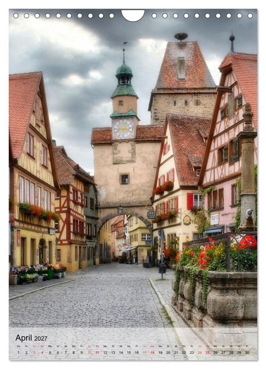 Produktbild: Romantisches Franken (Wandkalender 2027 DIN A4 hoch), CALVENDO Monatskalender
