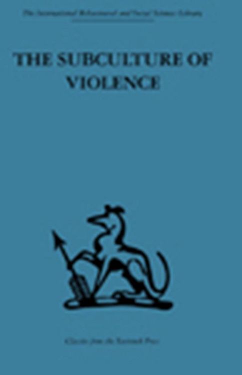 Produktbild: The Subculture of Violence