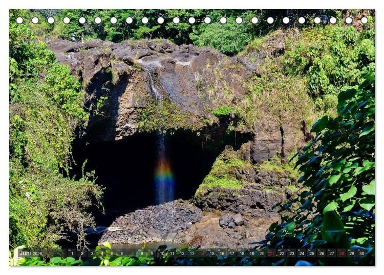 Produktbild: Hawaii - Inseln am anderen Ende der Welt (Tischkalender 2026 DIN A5 quer), CALVENDO Monatskalender