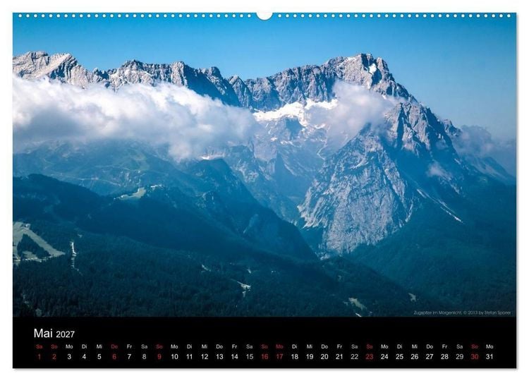 Produktbild: Licht &uuml;ber Bergen und Seen (Wandkalender 2027 DIN A2 quer), CALVENDO Monatskalender