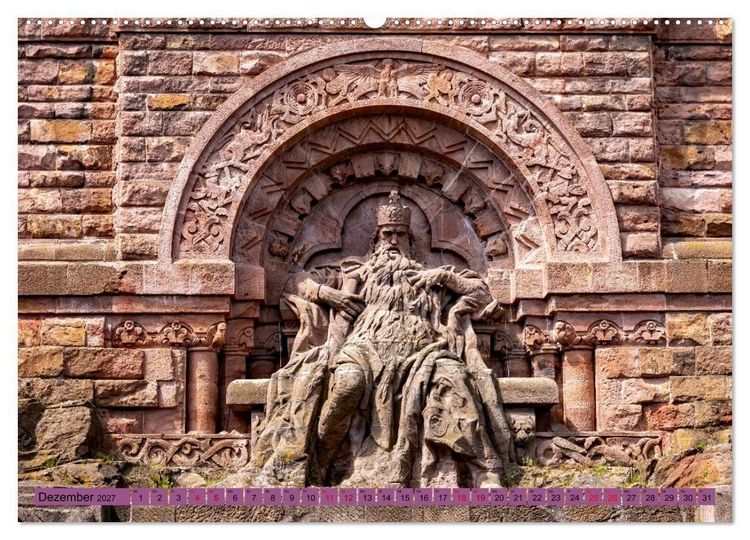 Produktbild: Bad Frankenhausen - Kyffh&auml;user in Th&uuml;ringen (Wandkalender 2027 DIN A2 quer), CALVENDO Monatskalender