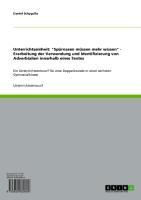 Produktbild: Unterrichtseinheit: "Sp&uuml;rnasen m&uuml;ssen mehr wissen" - Erarbeitung der Verwendung und Identifizierung von Adverbialien innerhalb eines Textes