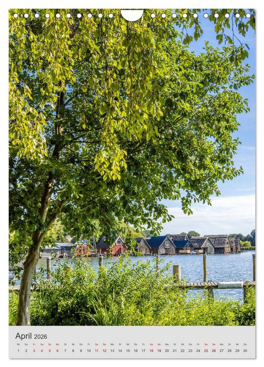 Produktbild: An den gro&szlig;en Seen der Mecklenburgischen Seenplatte (Wandkalender 2026 DIN A4 hoch), CALVENDO Monatskalender